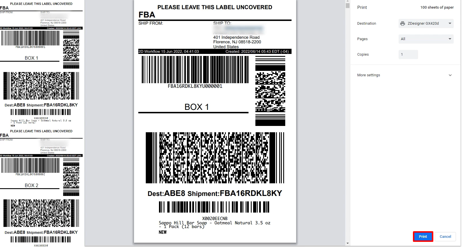 17. How to Prep Oversized Items (With 3-in-1 Barcodes) – 2D Workflow