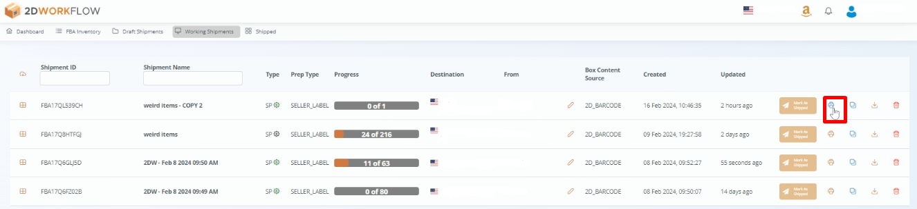Working Shipments Home Printer Icon.png